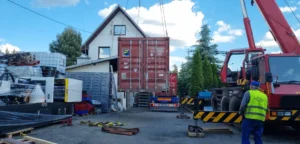 Załadunek maszyn do transportu – Tarnów